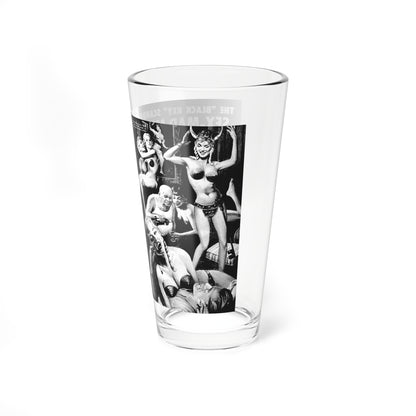 Sex-Mad Munich, Man's True Danger, July 1967 (Magazine Illustration) Pint Glass 16oz-Go Mug Yourself