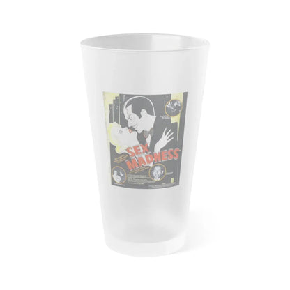 SEX MADNESS 1938 Movie Poster - Frosted Pint Glass 16oz Default Title - Go Mug Yourself