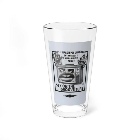 SEX ON THE GROOVE TUBE (THE CASE OF THE FULL MOON MURDERS) 1973 Movie Poster - Pint Glass 16oz-16oz-Go Mug Yourself