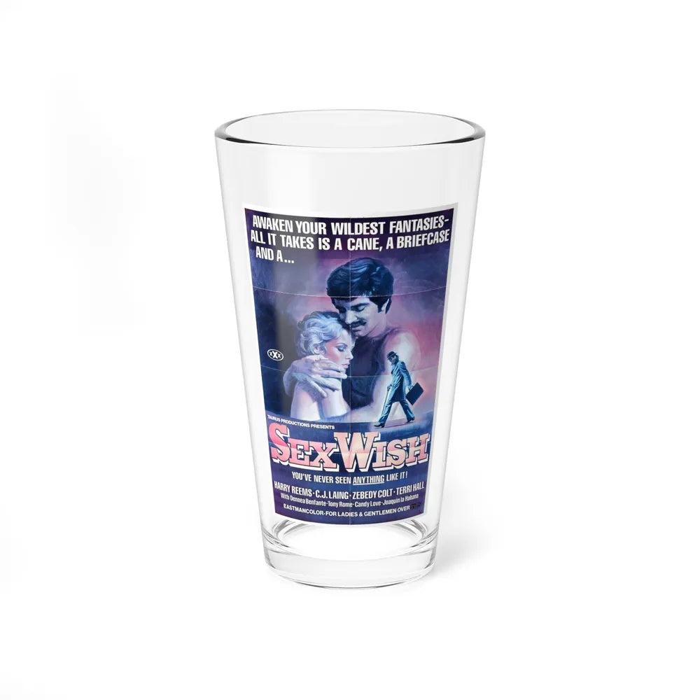 SEX WISH 1976 Movie Poster - Pint Glass 16oz-16oz-Go Mug Yourself