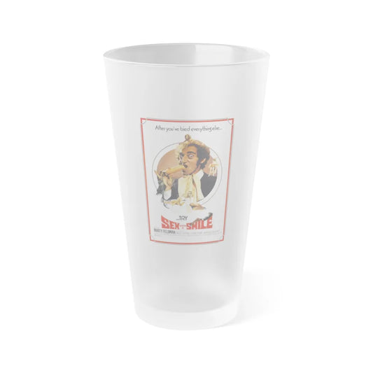 SEX WITH A SMILE 1976 Movie Poster - Frosted Pint Glass 16oz-16oz-Frosted-Go Mug Yourself