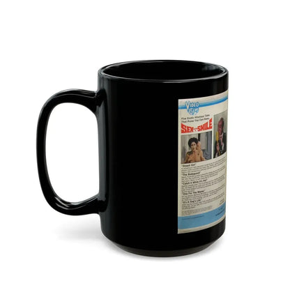 SEX WITH A SMILE STARRING MARTY FELDMAN (VHS COVER) - Black Coffee Mug - Go Mug Yourself