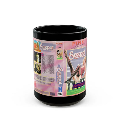 SEXPOT (VHS COVER) - Black Coffee Mug 15oz - Go Mug Yourself