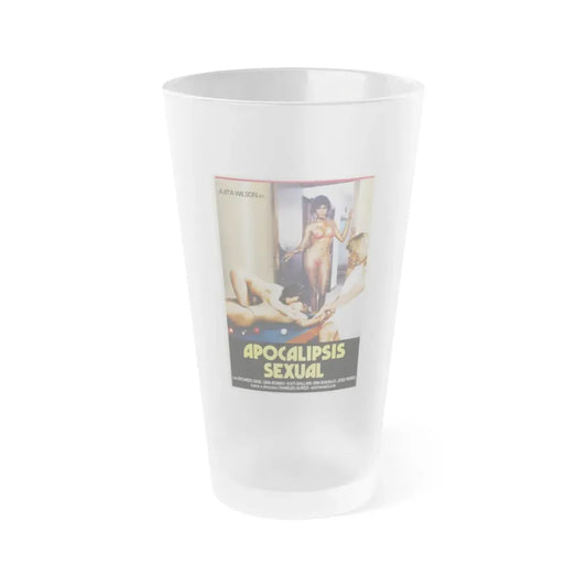 SEXUAL APOCALYPSE 1982 Movie Poster - Frosted Pint Glass 16oz Default Title - Go Mug Yourself