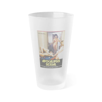 SEXUAL APOCALYPSE 1982 Movie Poster - Frosted Pint Glass 16oz-Go Mug Yourself