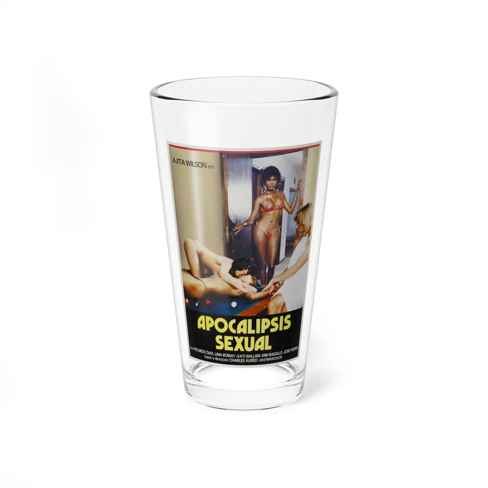 SEXUAL APOCALYPSE 1982 Movie Poster - Pint Glass 16oz-16oz-Go Mug Yourself