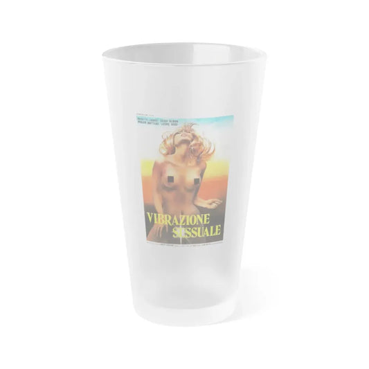 SEXUAL VIBRATIONS 1977 Movie Poster - Frosted Pint Glass 16oz 16oz Frosted - Go Mug Yourself