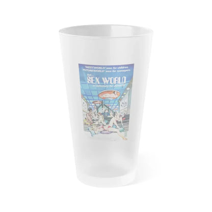 SEXWORLD 1978 Movie Poster - Frosted Pint Glass 16oz 16oz Frosted - Go Mug Yourself