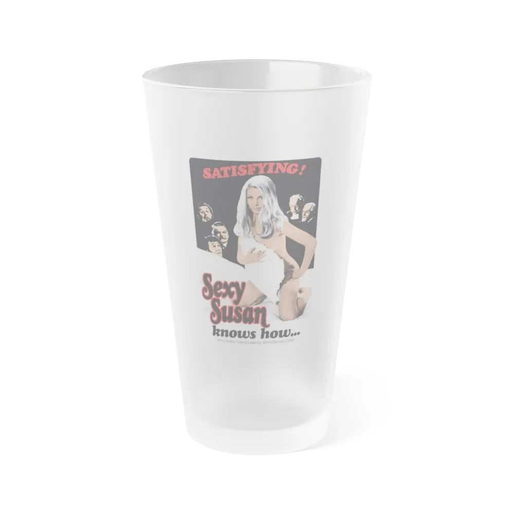 SEXY SUSAN 1968 Movie Poster - Frosted Pint Glass 16oz-16oz-Frosted-Go Mug Yourself