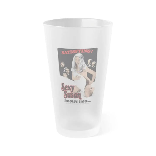 SEXY SUSAN 1968 Movie Poster - Frosted Pint Glass 16oz 16oz Frosted - Go Mug Yourself