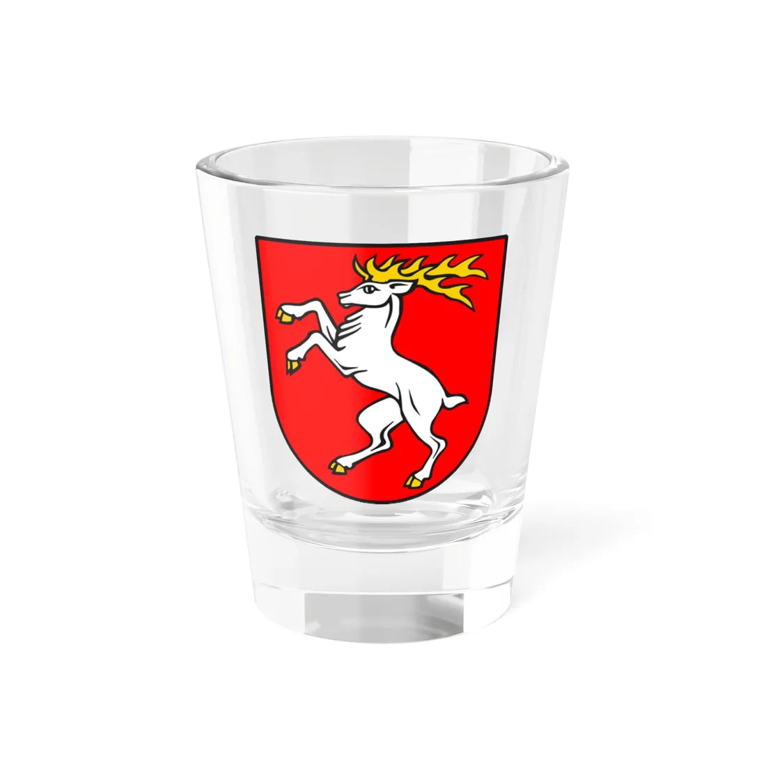 Seyler Seiler of Liestal coat of arms (Switzerland) (Coat of Arms) Shot Glass 1.5oz 1.5oz - Go Mug Yourself