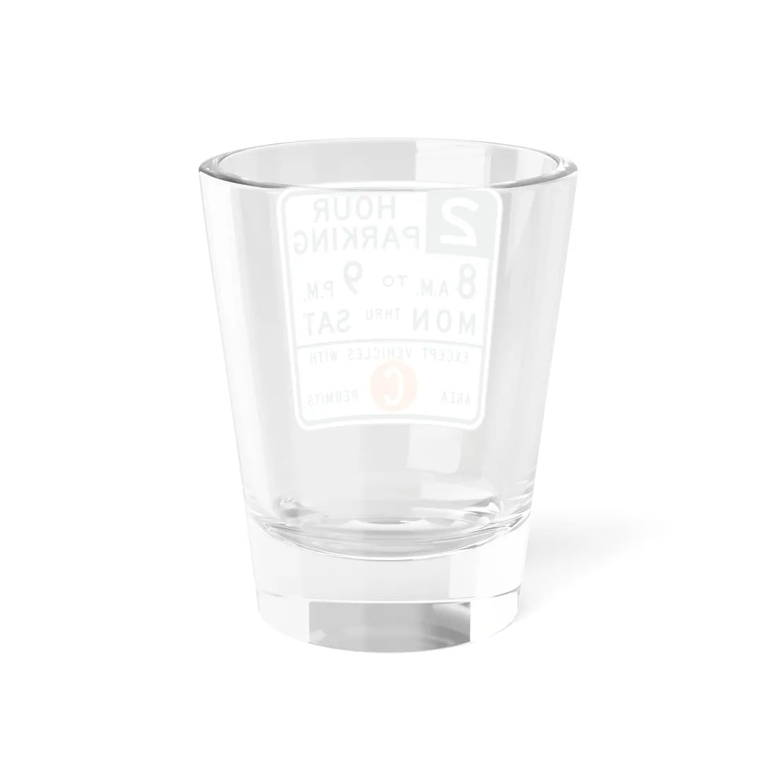 SF PERMIT PARKING (California) (Road Sign) Shot Glass 1.5oz - Go Mug Yourself