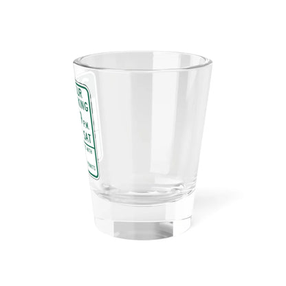 SF PERMIT PARKING (California) (Road Sign) Shot Glass 1.5oz - Go Mug Yourself