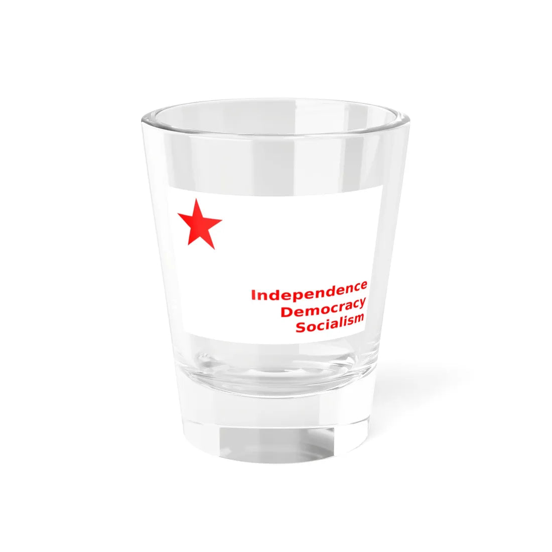 SFI-flag (India) Shot Glass 1.5oz 1.5oz - Go Mug Yourself