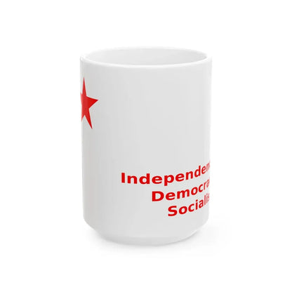 SFI-flag (India) White Coffee Mug 15oz - Go Mug Yourself