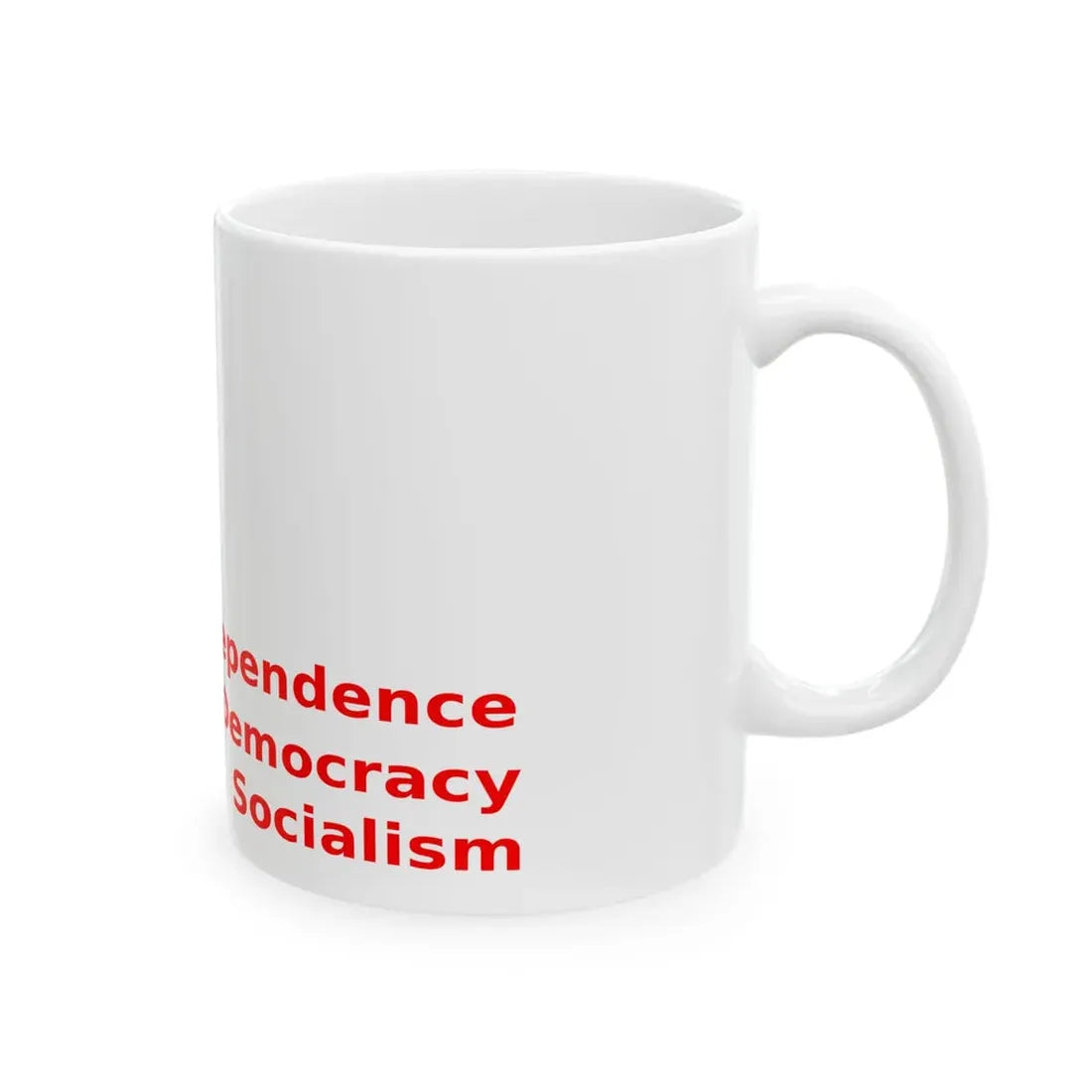SFI-flag (India) White Coffee Mug - Go Mug Yourself