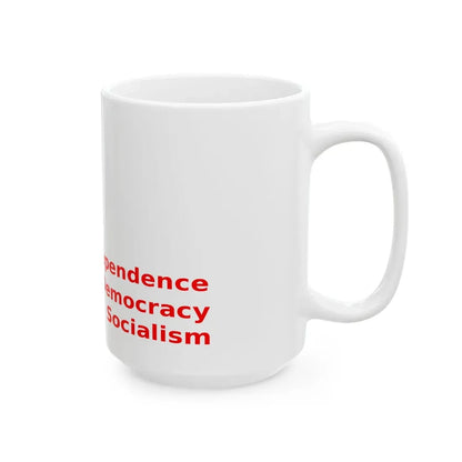 SFI-flag (India) White Coffee Mug - Go Mug Yourself