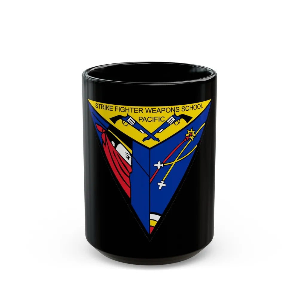 SFWSP Strike Fighter Weapons School Pacific (U.S. Navy) Black Coffee Mug-15oz-Go Mug Yourself