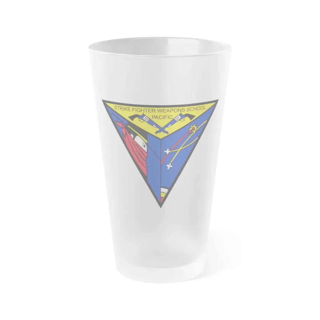 SFWSP Strike Fighter Weapons School Pacific (U.S. Navy) Frosted Pint Glass 16oz Default Title - Go Mug Yourself