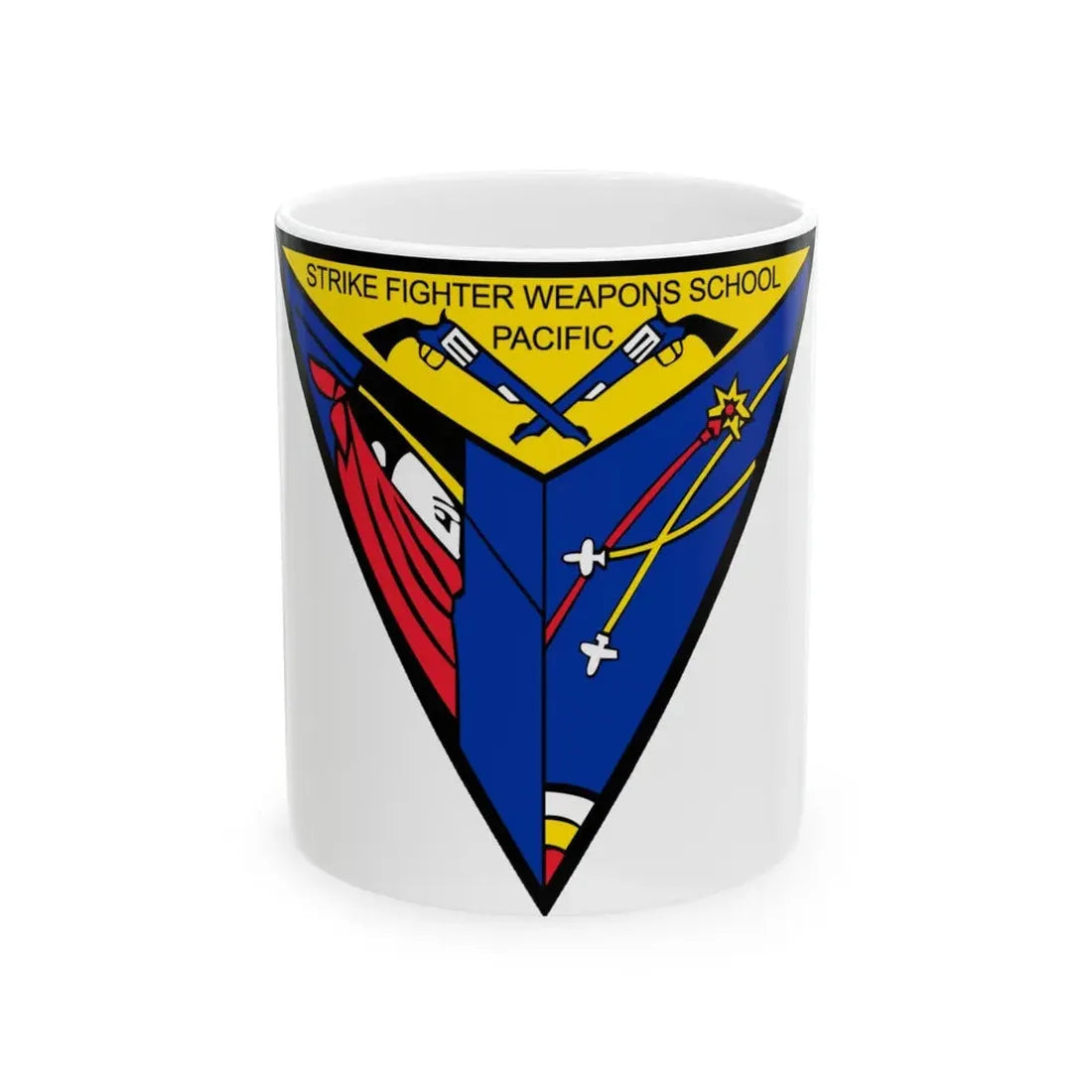SFWSP Strike Fighter Weapons School Pacific (U.S. Navy) White Coffee Mug 11oz - Go Mug Yourself