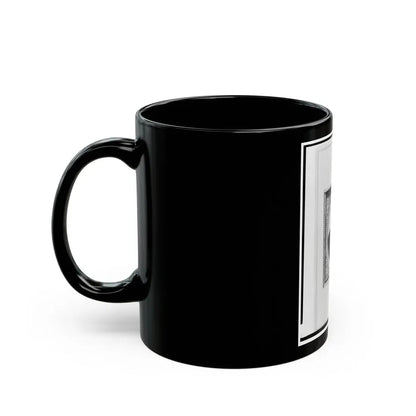 Sgt. Hermann Reintanz, Head-And-Shoulders Portrait, Facing Front (U.S. Civil War) Black Coffee Mug - Go Mug Yourself