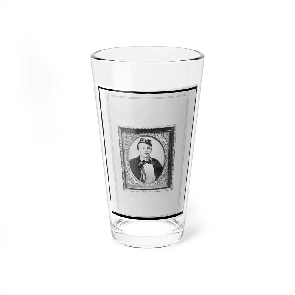 Sgt. Hermann Reintanz, Head-And-Shoulders Portrait, Facing Front (U.S. Civil War) Pint Glass 16oz-16oz-Go Mug Yourself