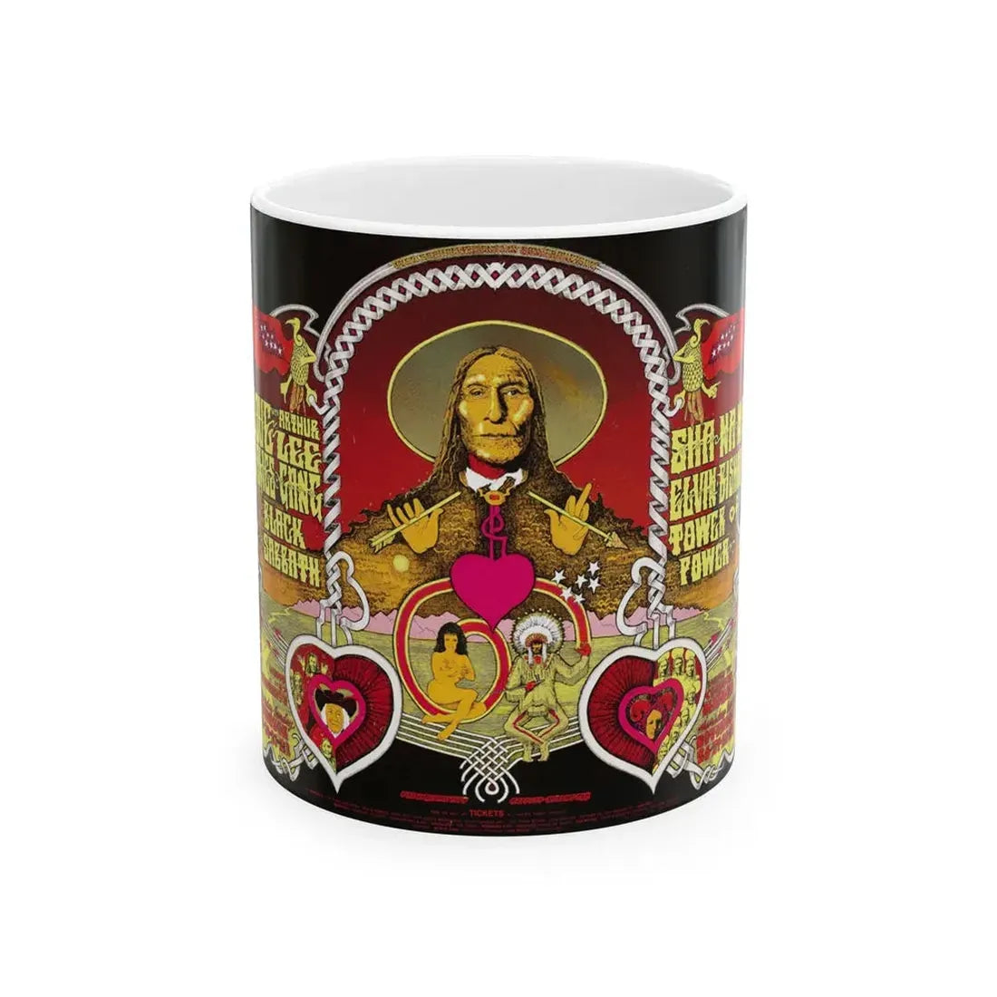 Sha Na Na 1970 (Music Poster) White Coffee Mug 11oz - Go Mug Yourself