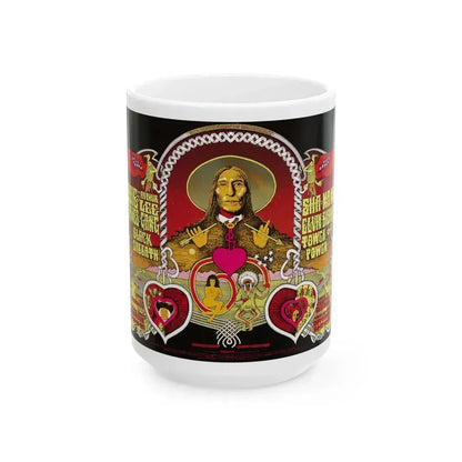 Sha Na Na 1970 (Music Poster) White Coffee Mug 15oz - Go Mug Yourself