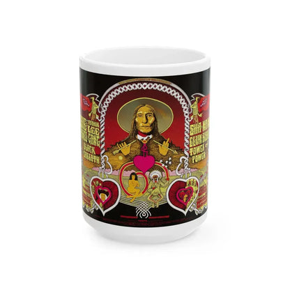 Sha Na Na 1970 (Music Poster) White Coffee Mug 15oz - Go Mug Yourself