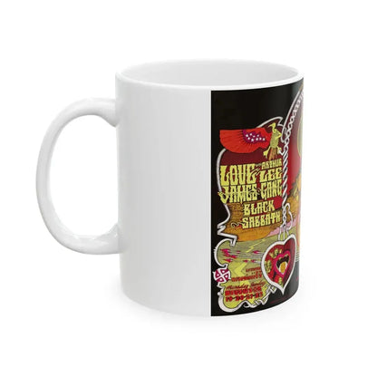 Sha Na Na 1970 (Music Poster) White Coffee Mug - Go Mug Yourself