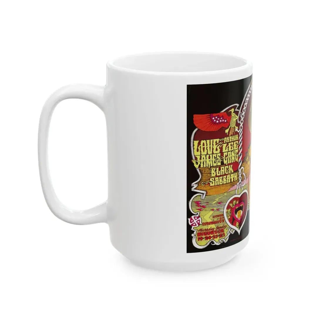 Sha Na Na 1970 (Music Poster) White Coffee Mug - Go Mug Yourself