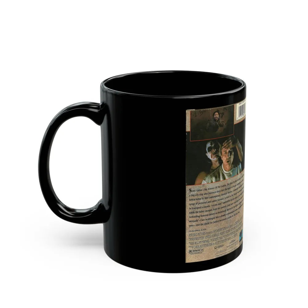 SHADOW HUNTER (VHS COVER) - Black Coffee Mug-Go Mug Yourself