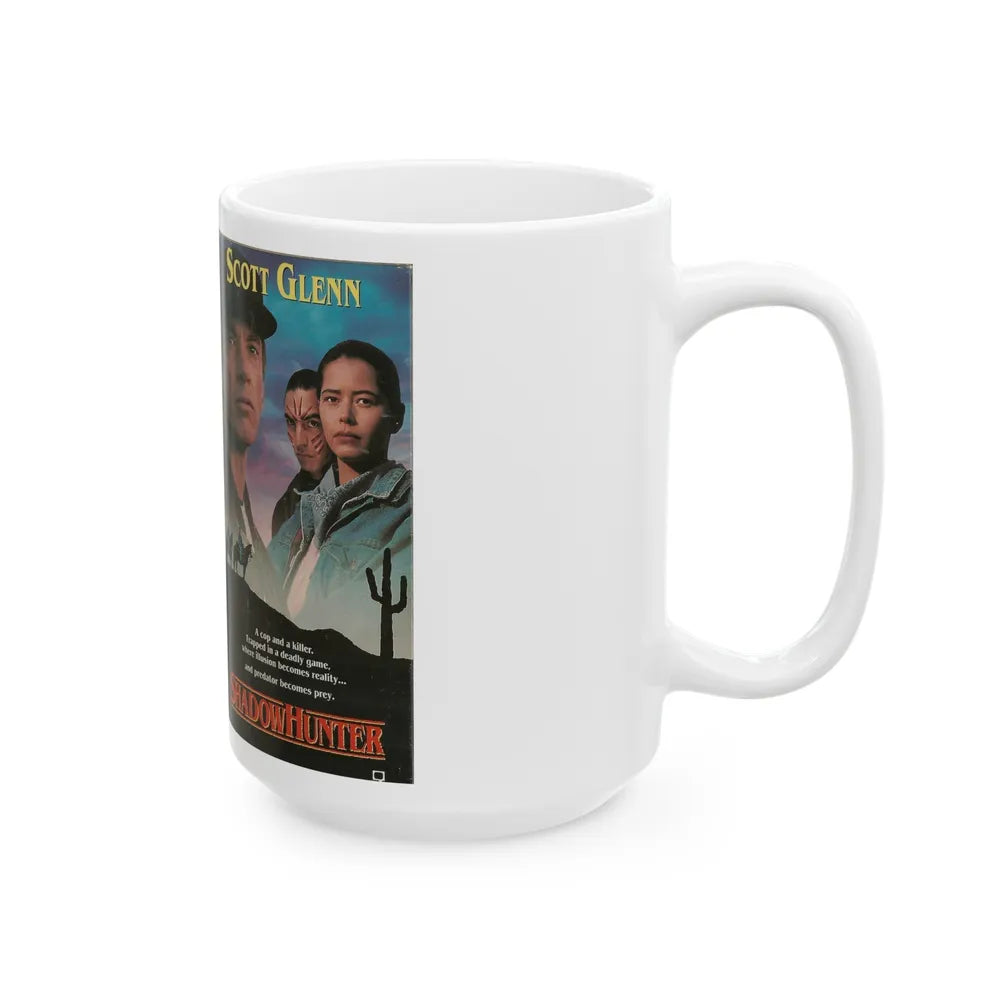 SHADOW HUNTER (VHS COVER) - White Coffee Mug-Go Mug Yourself