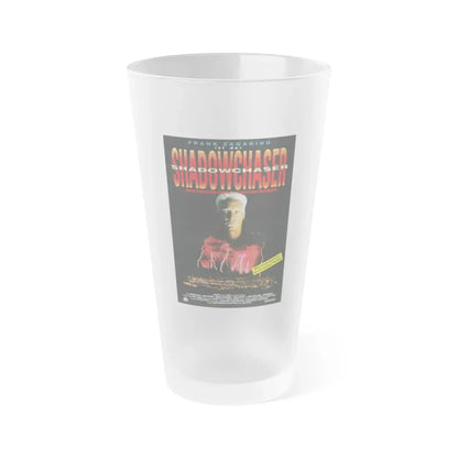 SHADOWCHASER 1992 Movie Poster - Frosted Pint Glass 16oz 16oz Frosted - Go Mug Yourself