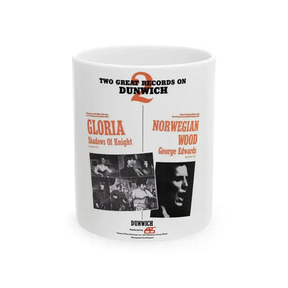 Shadows of Knight 1966 (Music Poster) White Coffee Mug 11oz - Go Mug Yourself