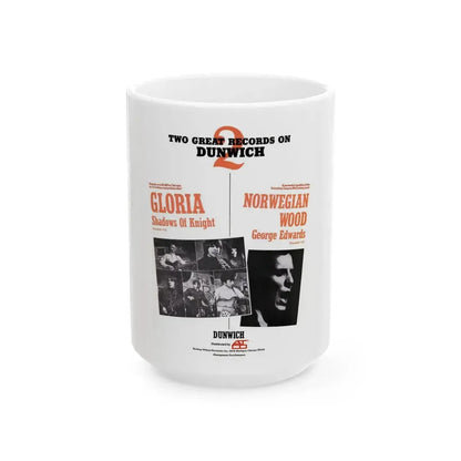 Shadows of Knight 1966 (Music Poster) White Coffee Mug 15oz - Go Mug Yourself