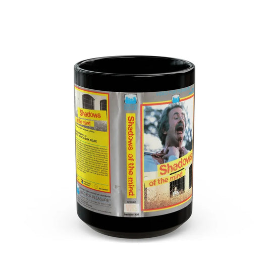 SHADOWS OF THE MIND (VHS COVER) - Black Coffee Mug-15oz-Go Mug Yourself