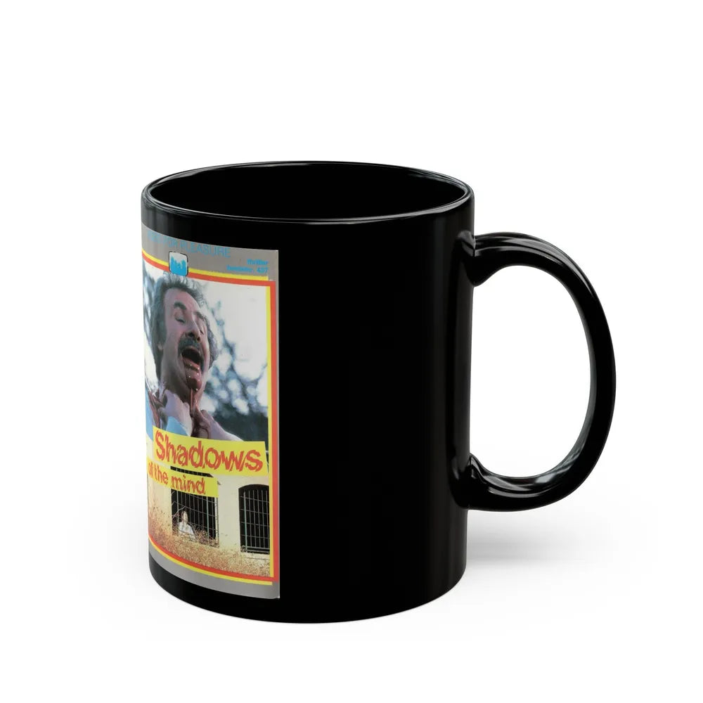 SHADOWS OF THE MIND (VHS COVER) - Black Coffee Mug-Go Mug Yourself