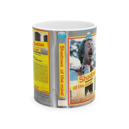 SHADOWS OF THE MIND (VHS COVER) - White Coffee Mug 11oz - Go Mug Yourself
