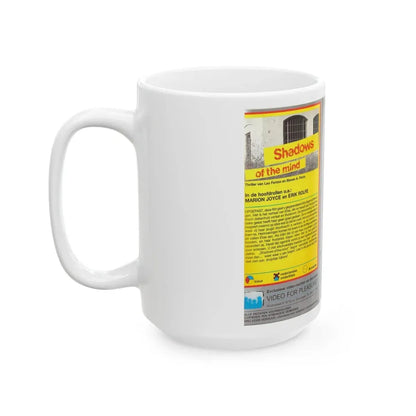 SHADOWS OF THE MIND (VHS COVER) - White Coffee Mug - Go Mug Yourself