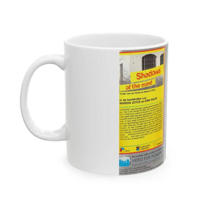 SHADOWS OF THE MIND (VHS COVER) - White Coffee Mug - Go Mug Yourself