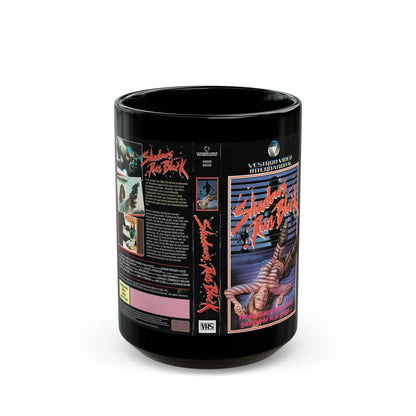 SHADOWS RUN BLACK (VHS COVER) - Black Coffee Mug-15oz-Go Mug Yourself