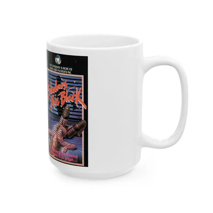 SHADOWS RUN BLACK (VHS COVER) - White Coffee Mug - Go Mug Yourself