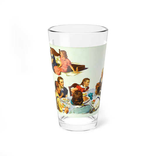 Shady Tree, McCall's illustration, 1937 (Magazine Illustration) Pint Glass 16oz-16oz-Go Mug Yourself