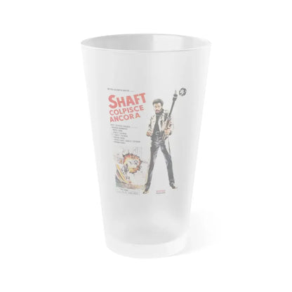 SHAFT'S BIG SCORE! (3) 1972 Movie Poster - Frosted Pint Glass 16oz 16oz Frosted - Go Mug Yourself
