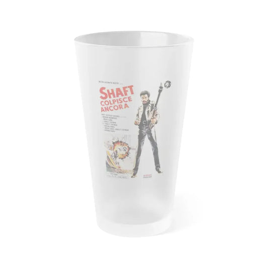 SHAFT'S BIG SCORE! (3) 1972 Movie Poster - Frosted Pint Glass 16oz 16oz Frosted - Go Mug Yourself