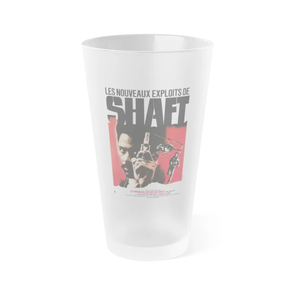 SHAFT'S BIG SCORE! (4) 1972 Movie Poster - Frosted Pint Glass 16oz-16oz-Frosted-Go Mug Yourself