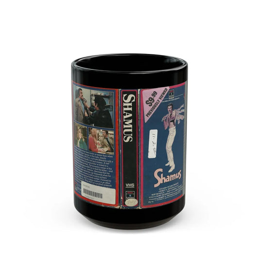 SHAMUS (VHS COVER) - Black Coffee Mug-15oz-Go Mug Yourself