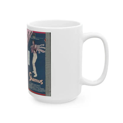 SHAMUS (VHS COVER) - White Coffee Mug - Go Mug Yourself
