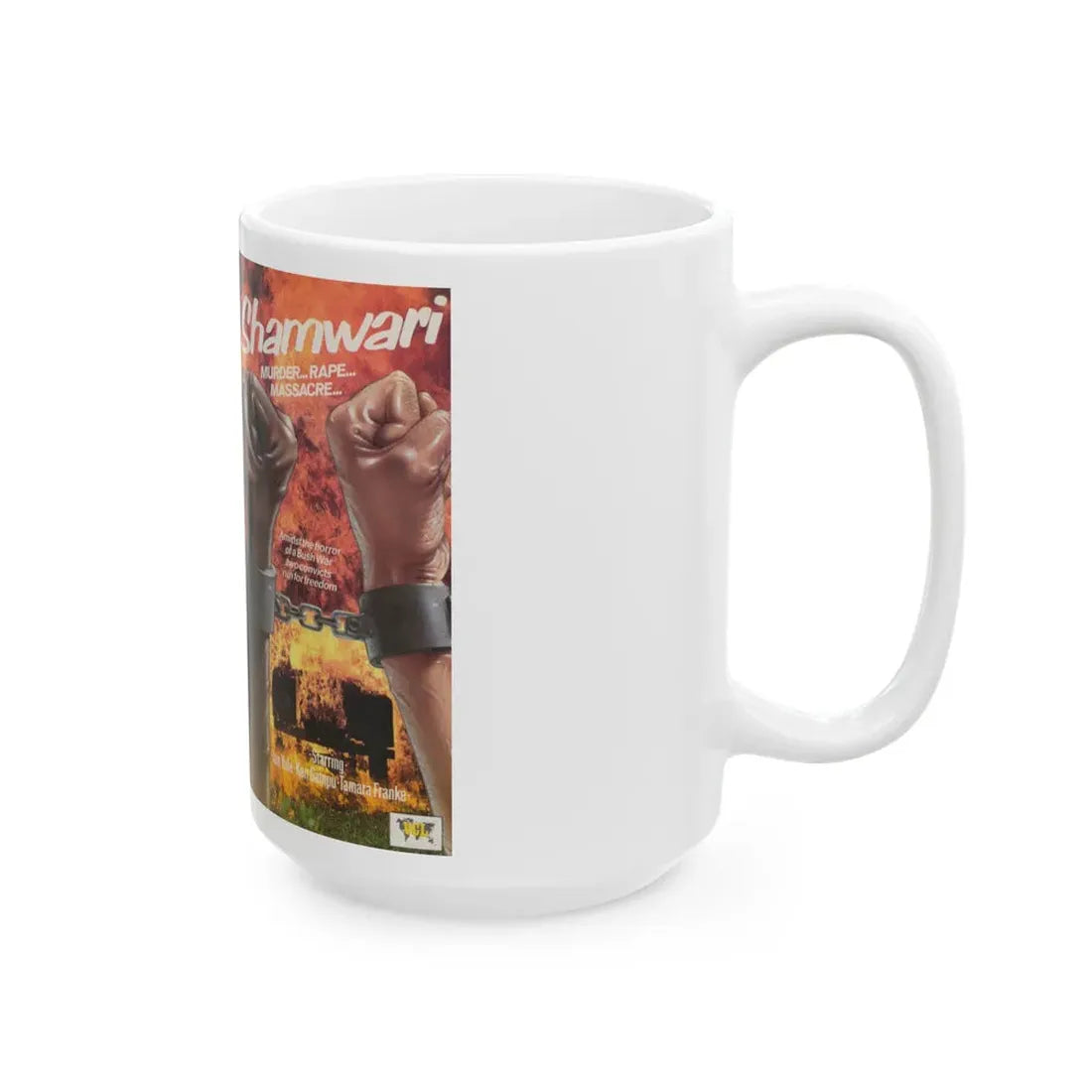 SHAMWARI (VHS COVER) - White Coffee Mug - Go Mug Yourself